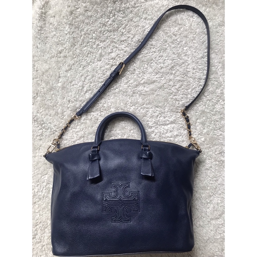 Tory Burch Harper Slouchy Leather Satchel